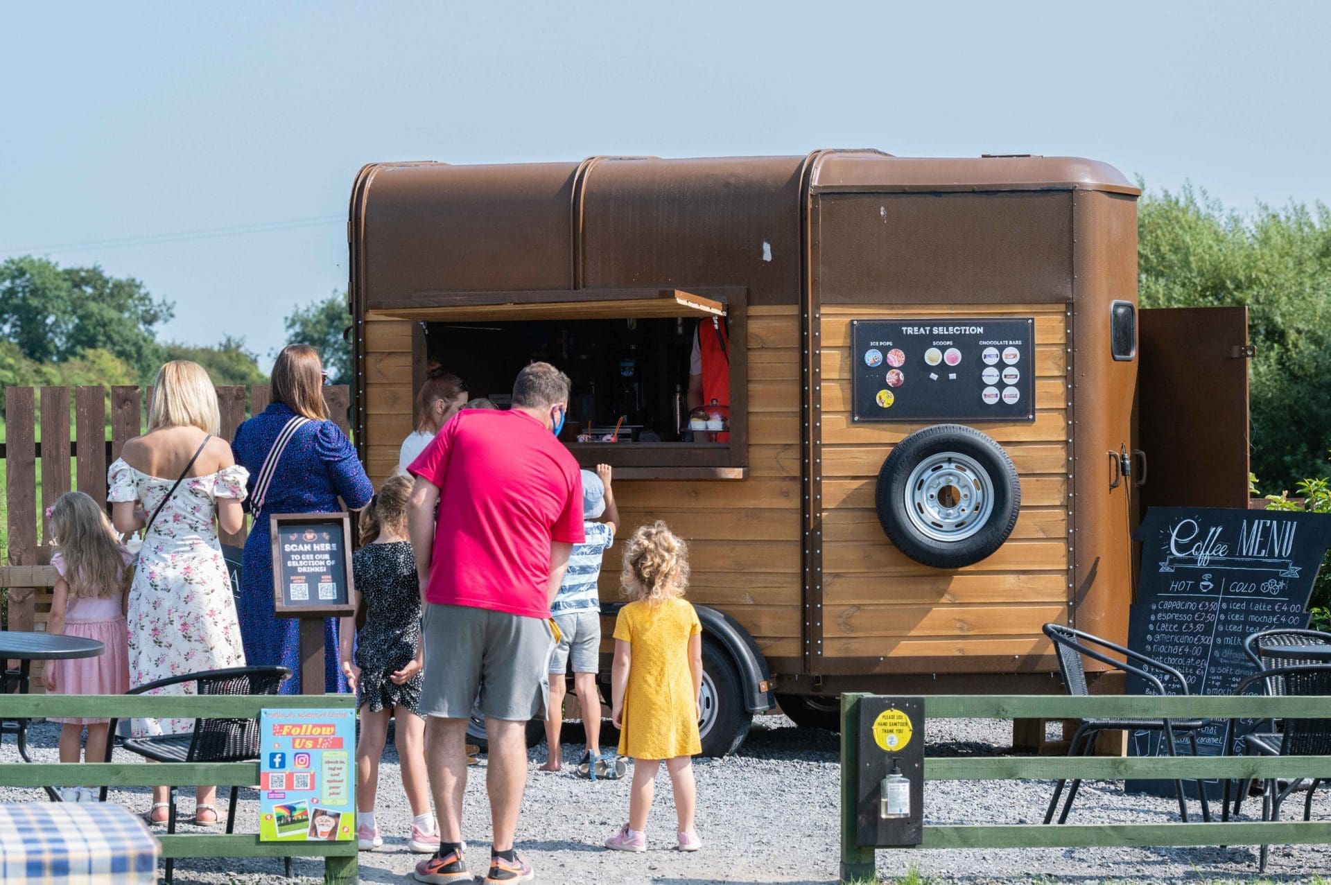 Coffee Cart at Mellowes Coffee Garden