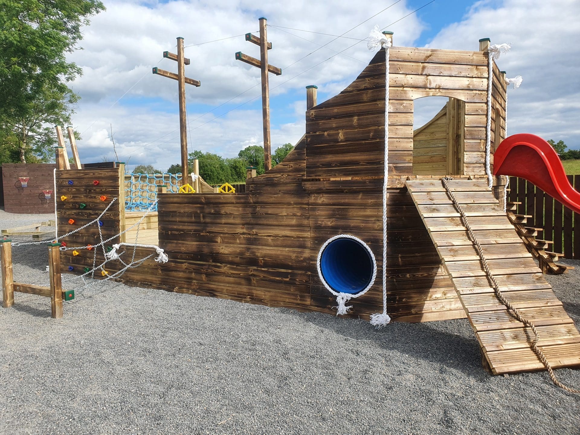 playground at Mellowes Pirate Ship