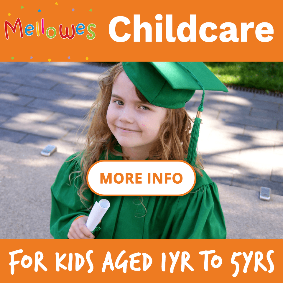 Mellowes Childcare for kids aged 1 to 5 years Athboy Meath Clonmellon Westmeath Mellowes Childcare for kids aged 1 to 5 at Mellowes Childcare Athboy Clonmellan Meath Ireland - Child in graduation costume
