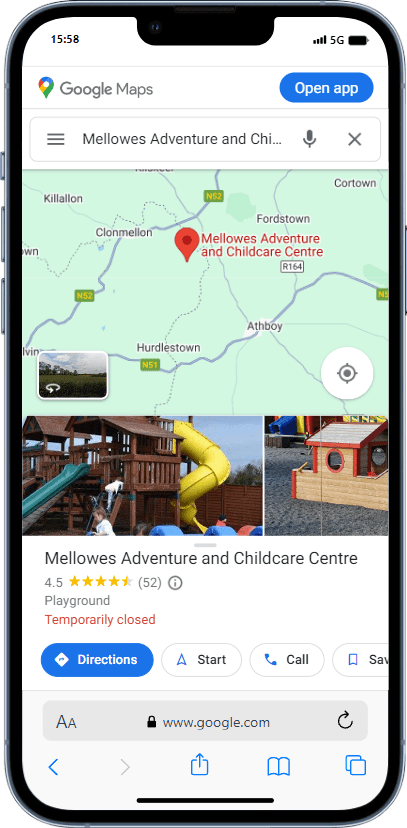 iPhone-13-PRO-www.google.com Mellowes Adventure and Childcare Centre - Visit us on Google Maps