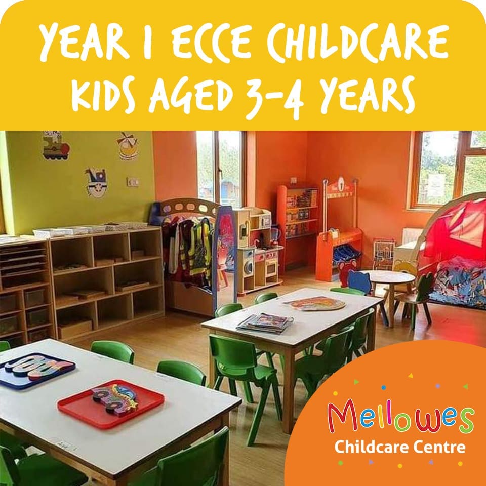 Mellowes Year 1 Childcare ECCE Playschool Kids aged 3 to 4 years