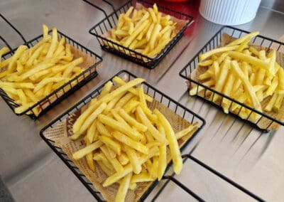 Chips in a basket - Hot Food at Mellowes Adventure Centre for kids days out and group tours
