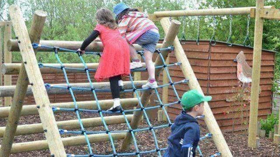 Children Climbing Playground Mellowes