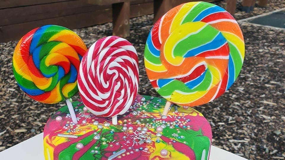 Lollies Cake Celebration Birthday Parties at Mellowes Adventure Centre Athboy