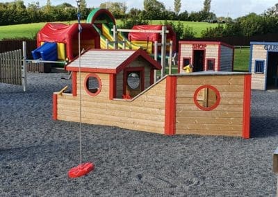 Mellowes outdoor playground for kids Meath Ireland wooden ship activates