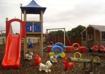 Toddler playground at Mellowes