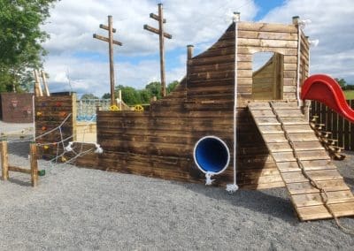 playground at Mellowes Pirate Ship