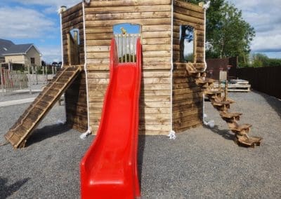 Mellowes Pirate Ship Slide at our outdoor playground