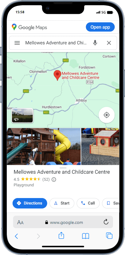 Directions Mellowes Adventure Centre and Playground for kids Athboy Clonmellan Meath